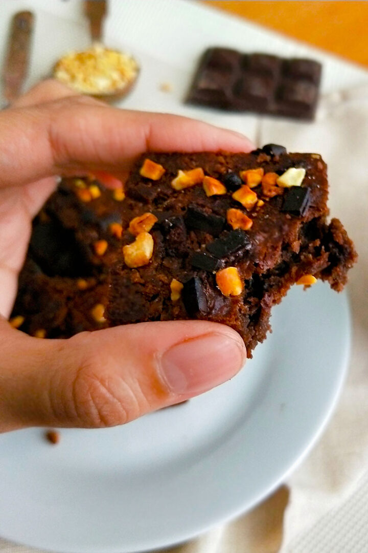 High Protein Chickpea Brownies Get Set Vegan