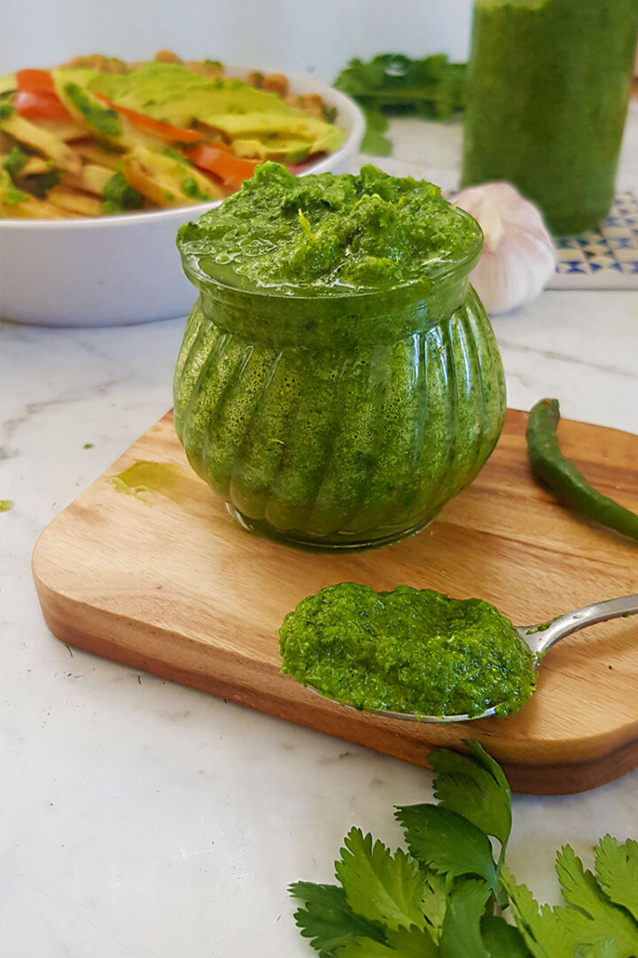 Easy Coriander Sauce For Everything Get Set Vegan
