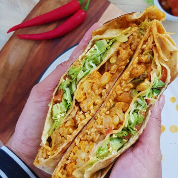 Vegan crunchwrap