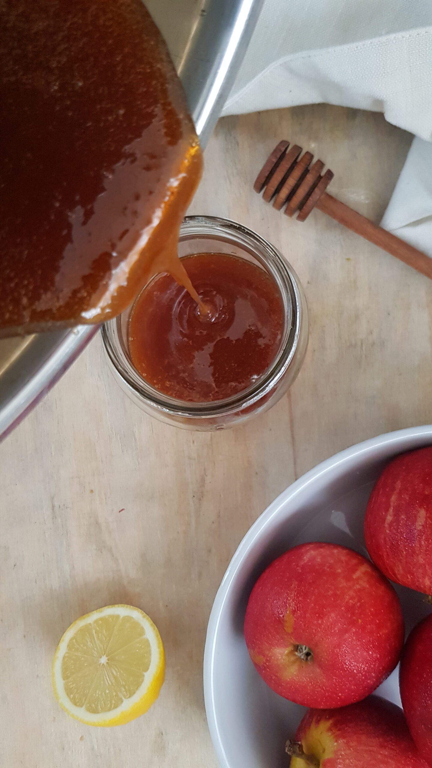 Home made vegan honey recipe