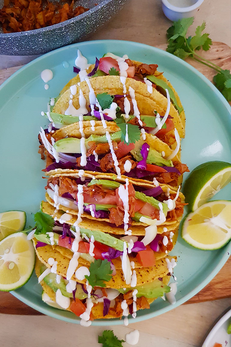 VEGAN JACKFRUIT TACOS – GET SET VEGAN