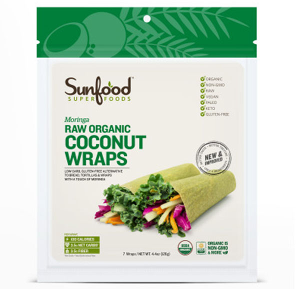 Sun Food Super Foods Coconut Wraps