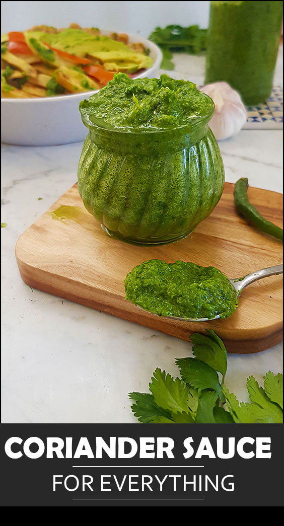 Easy Coriander Sauce For Everything Get Set Vegan