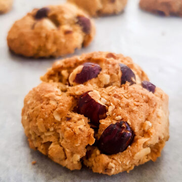 VEGAN OATMEAL PEANUT BUTTER COOKIES
