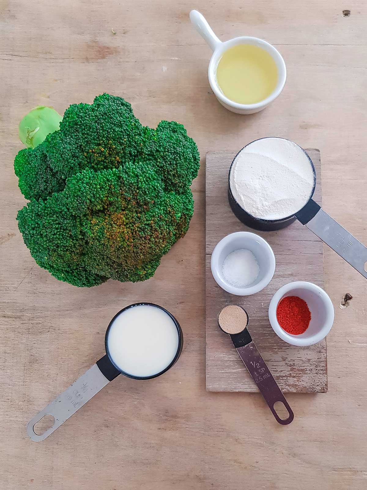 Broccoli Marination ingredients