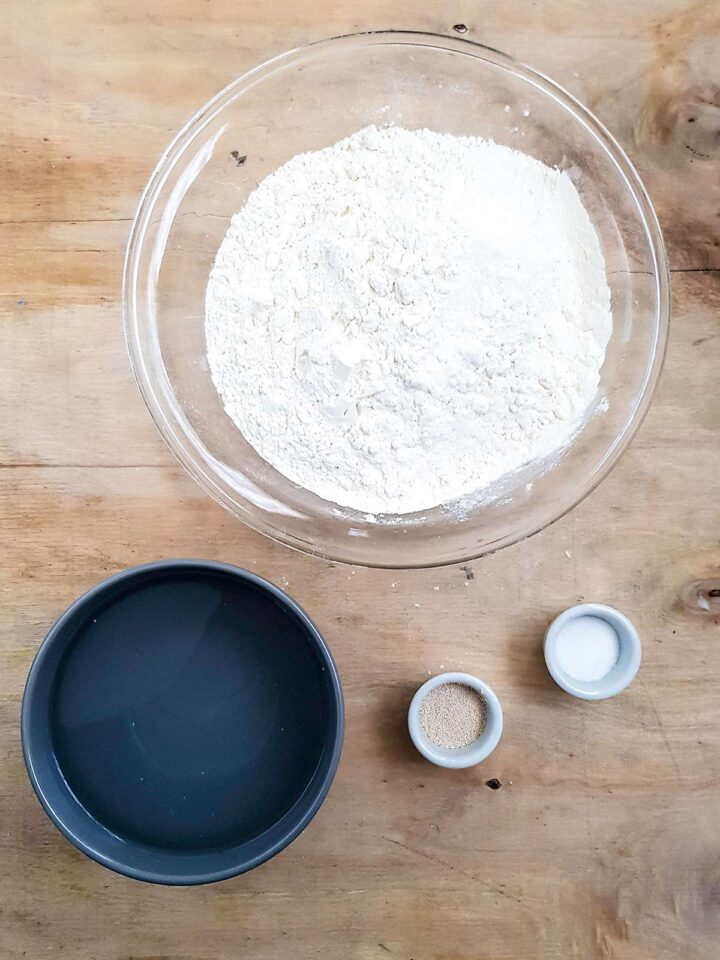 no knead bread ingredients