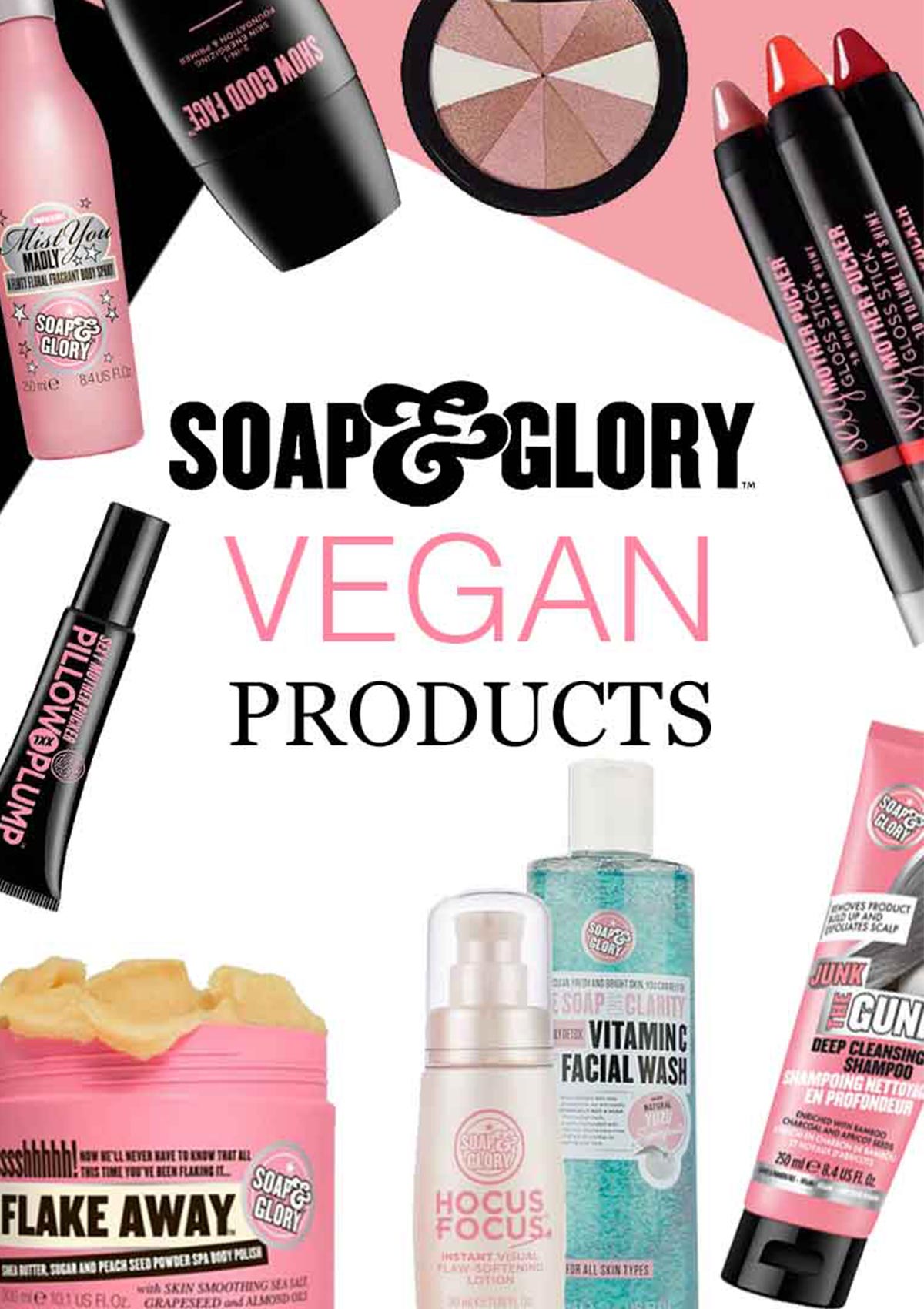 soap and glory vegan products list