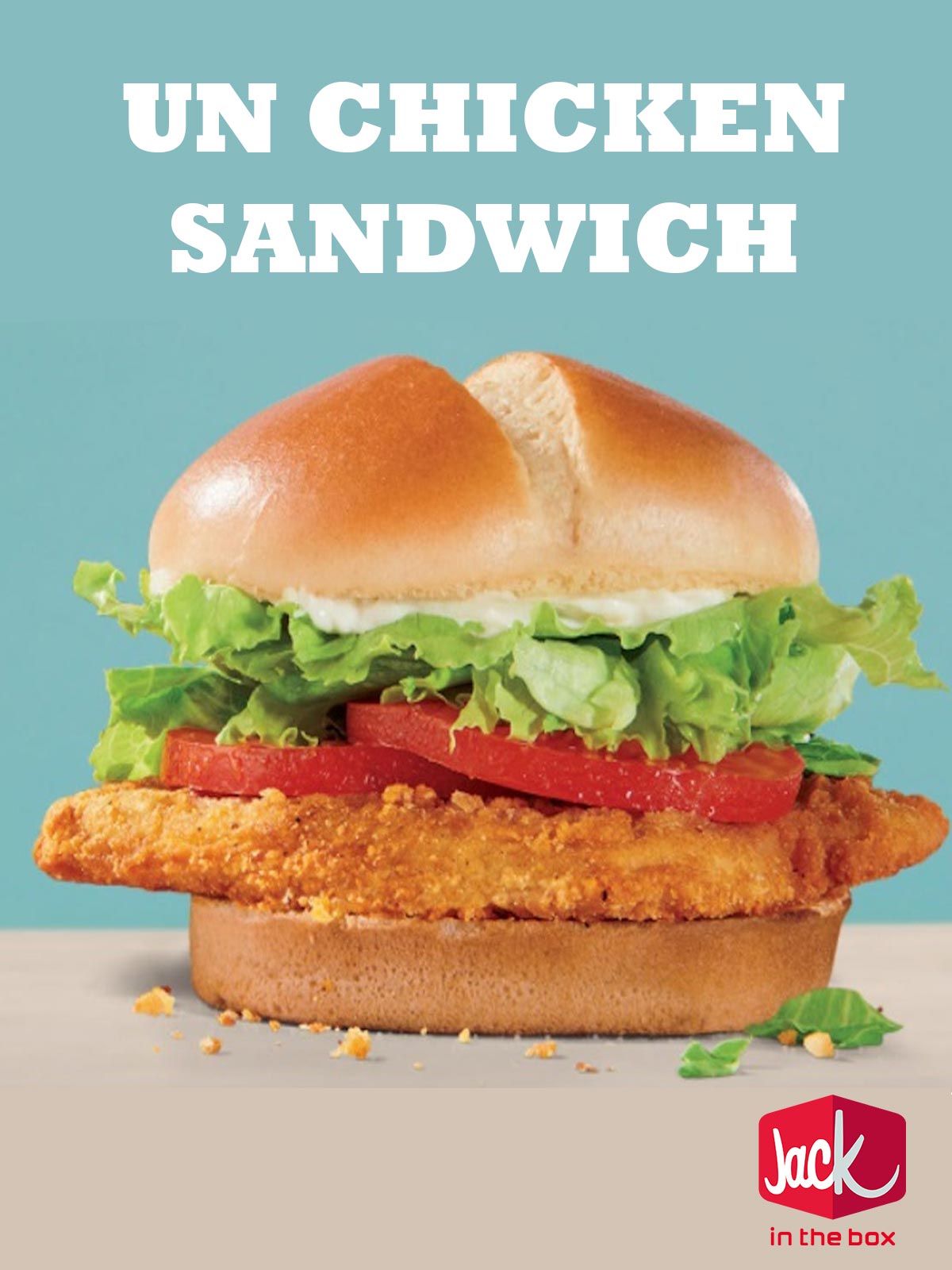 JACK IN THE BOX UN CHICKEN SADWICH VEGAN 