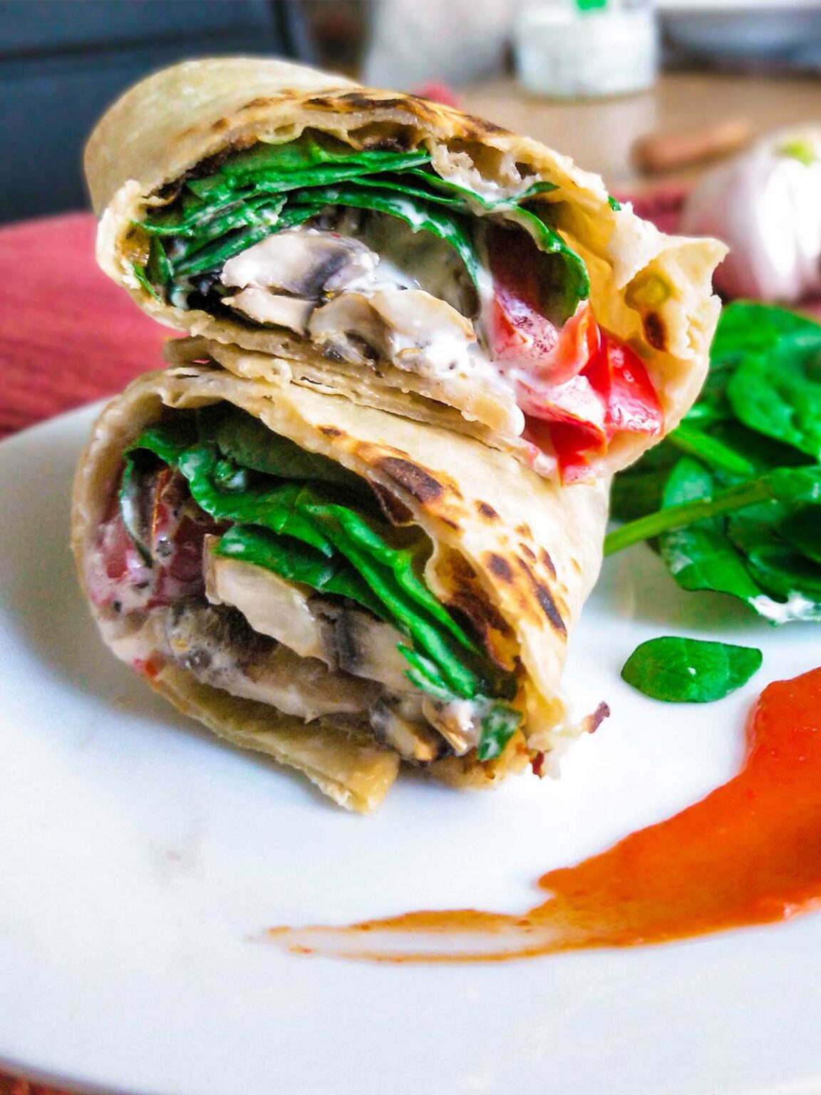Mushroom Wrap Get Set Vegan