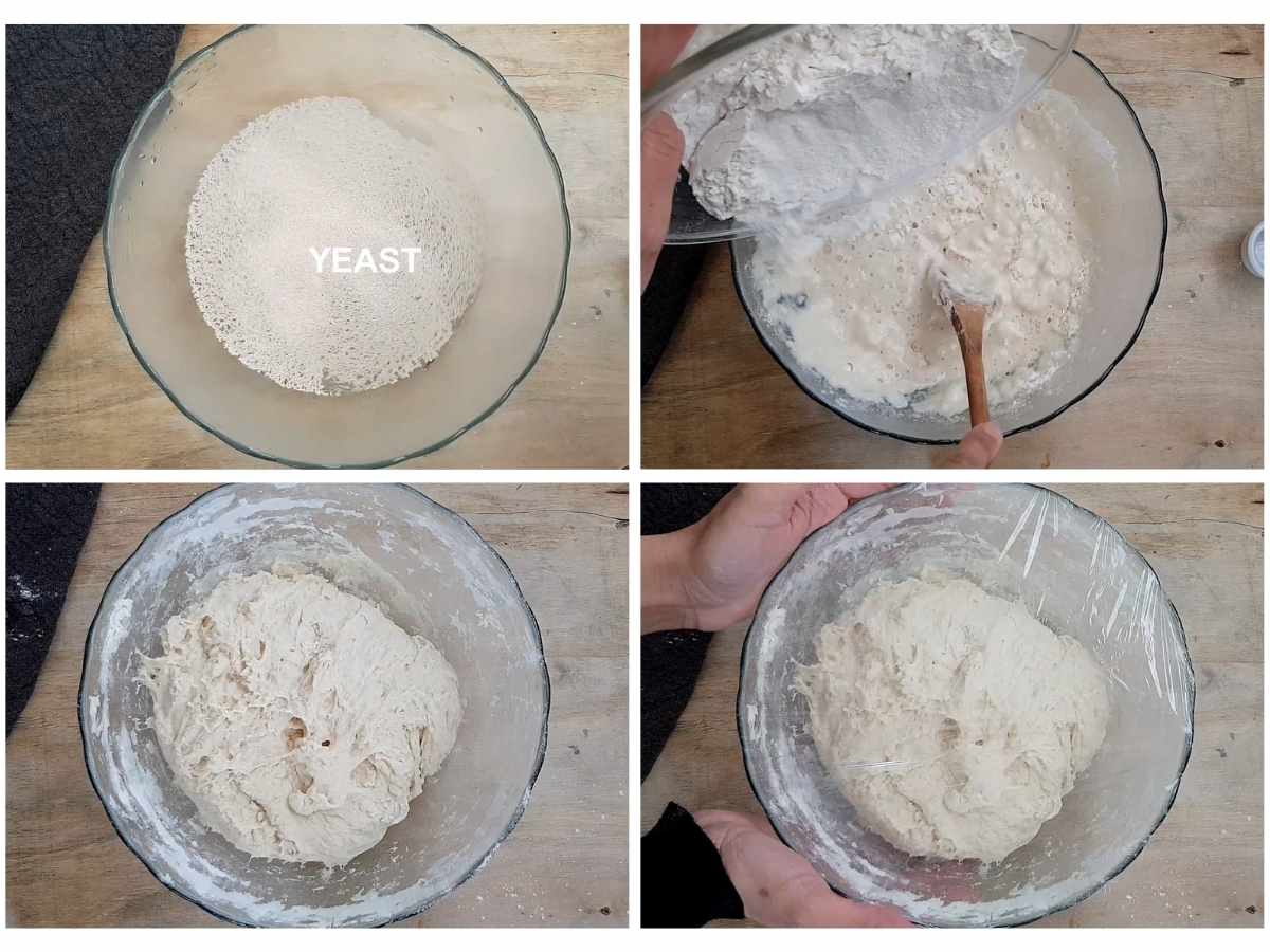 how to prepare dough for no knead bread