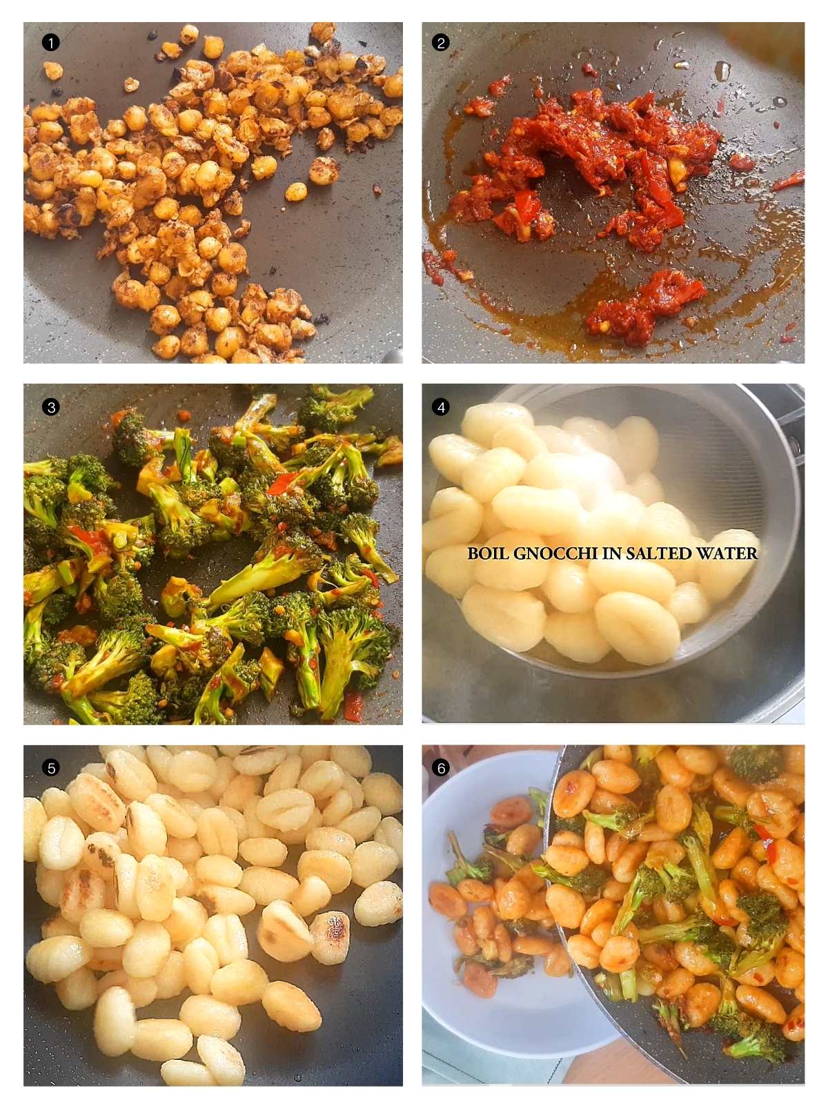 step by step pan fried gnocchi with broccoli recipe