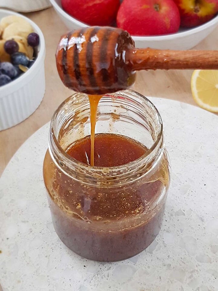 string like vegan honey consistency