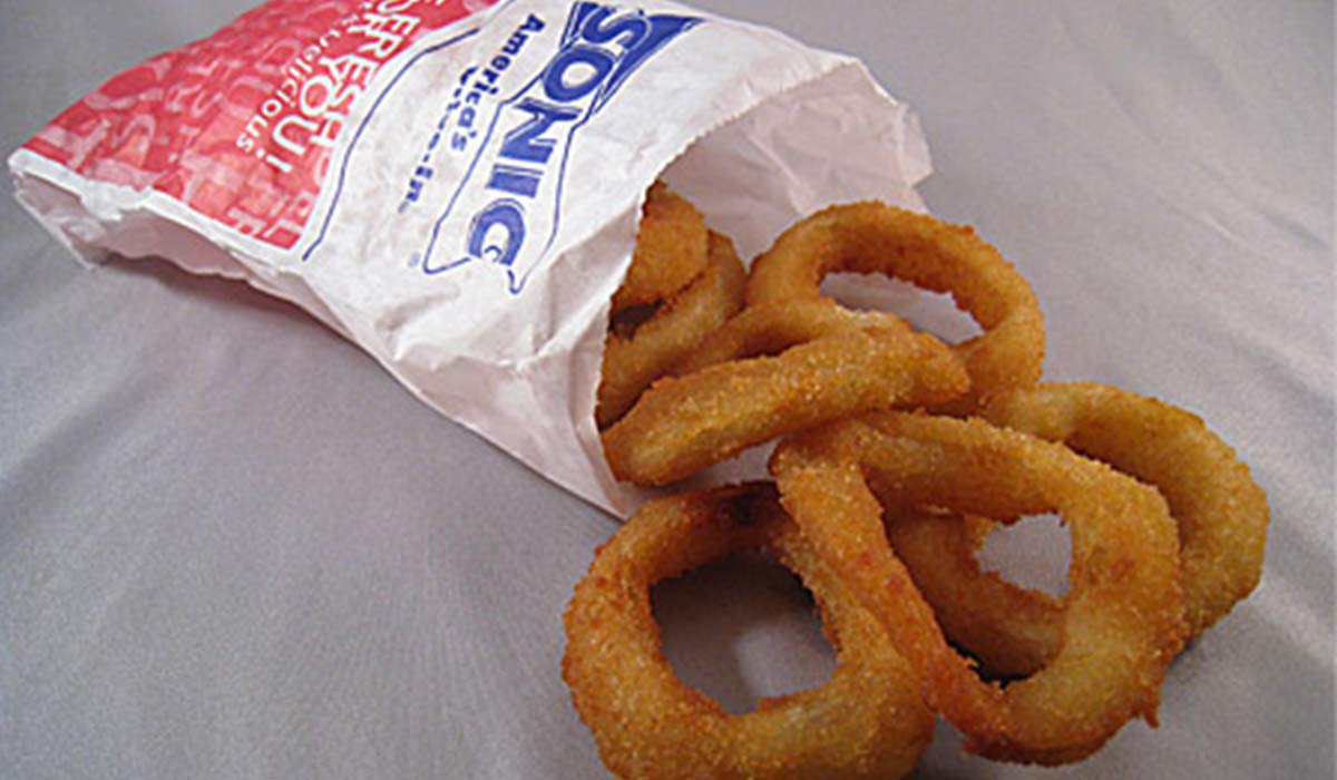 vegan Onion rings at sonic