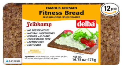 Delba Famous German Fitness Bread 