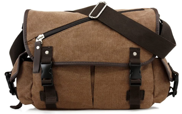 brown color vegan bag