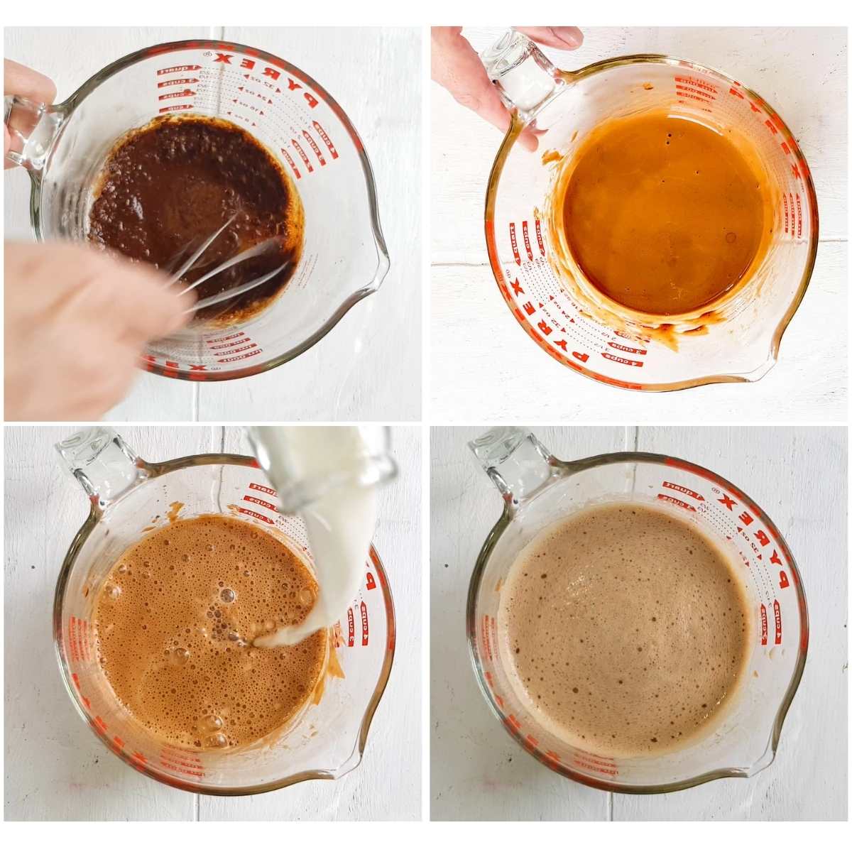 step by step how to make iced oat milk latte