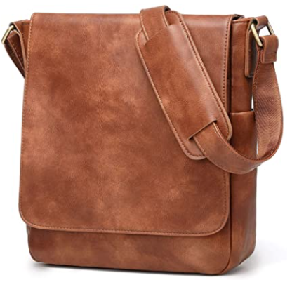 vegan leather mini messenger bag
