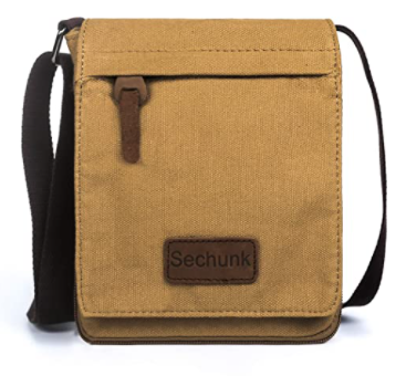 vintage canvas messenger