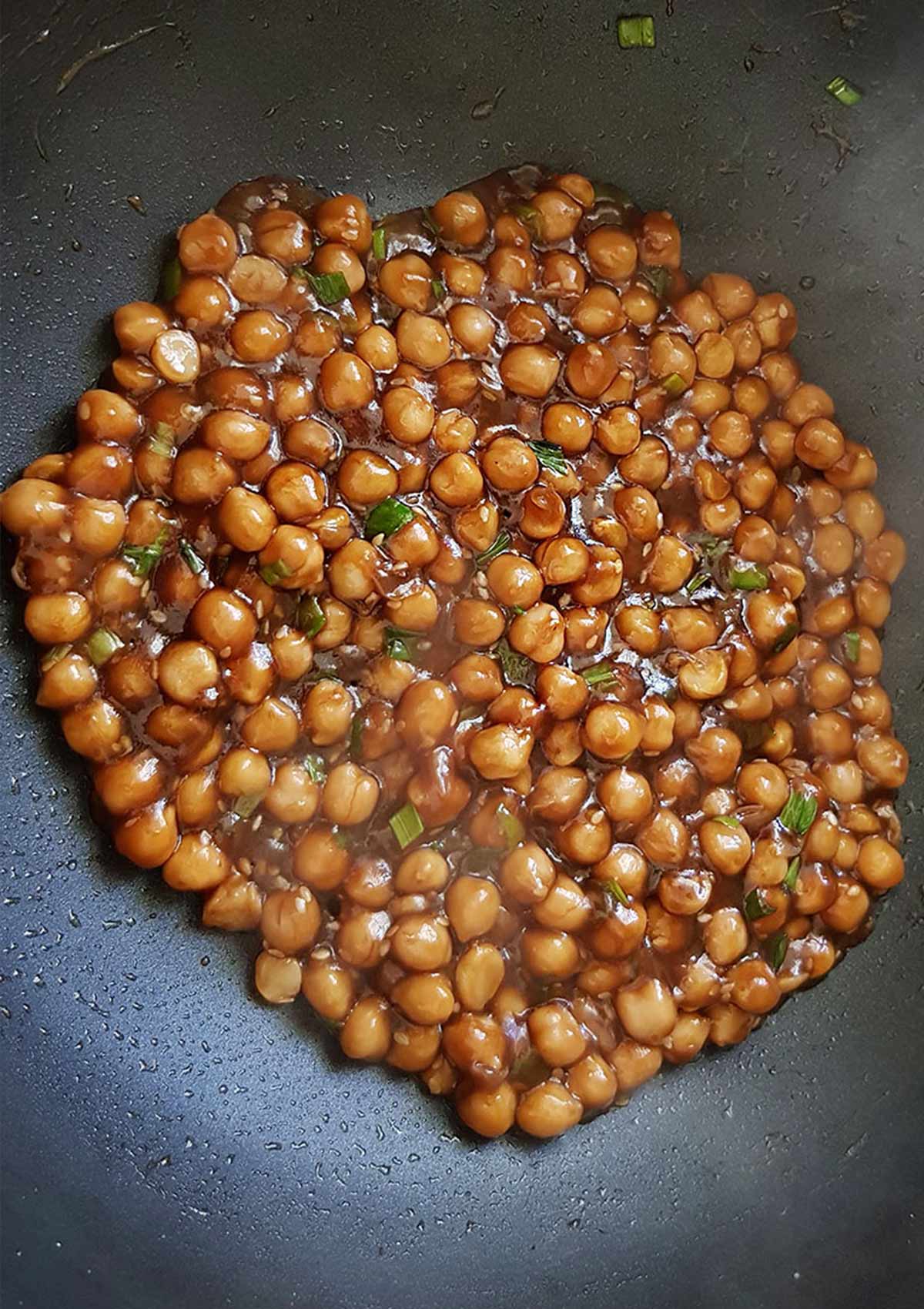 Chickpea Marinade for poke bowl