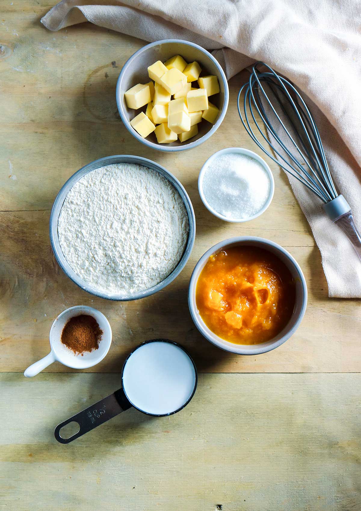 vegan pumpkin scones ingredients 
