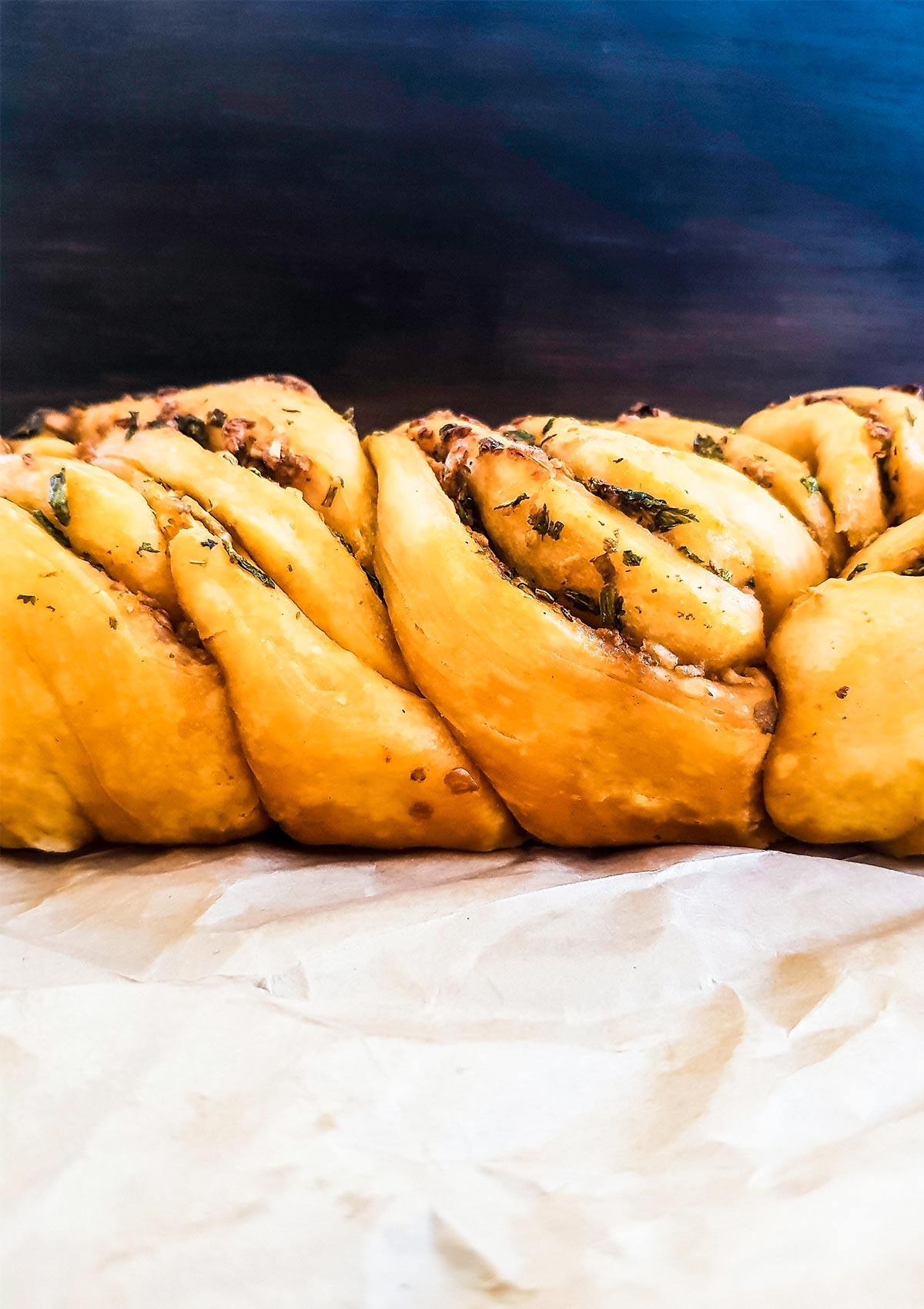 babka bread side view