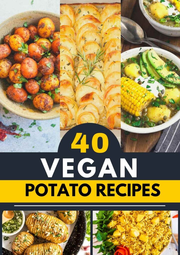 PHOTO COLLAGE OF POTATO RECIPES
