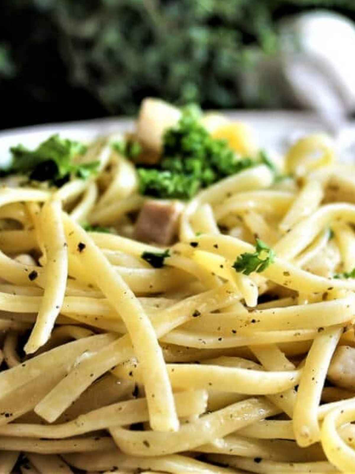 vegan pasta.