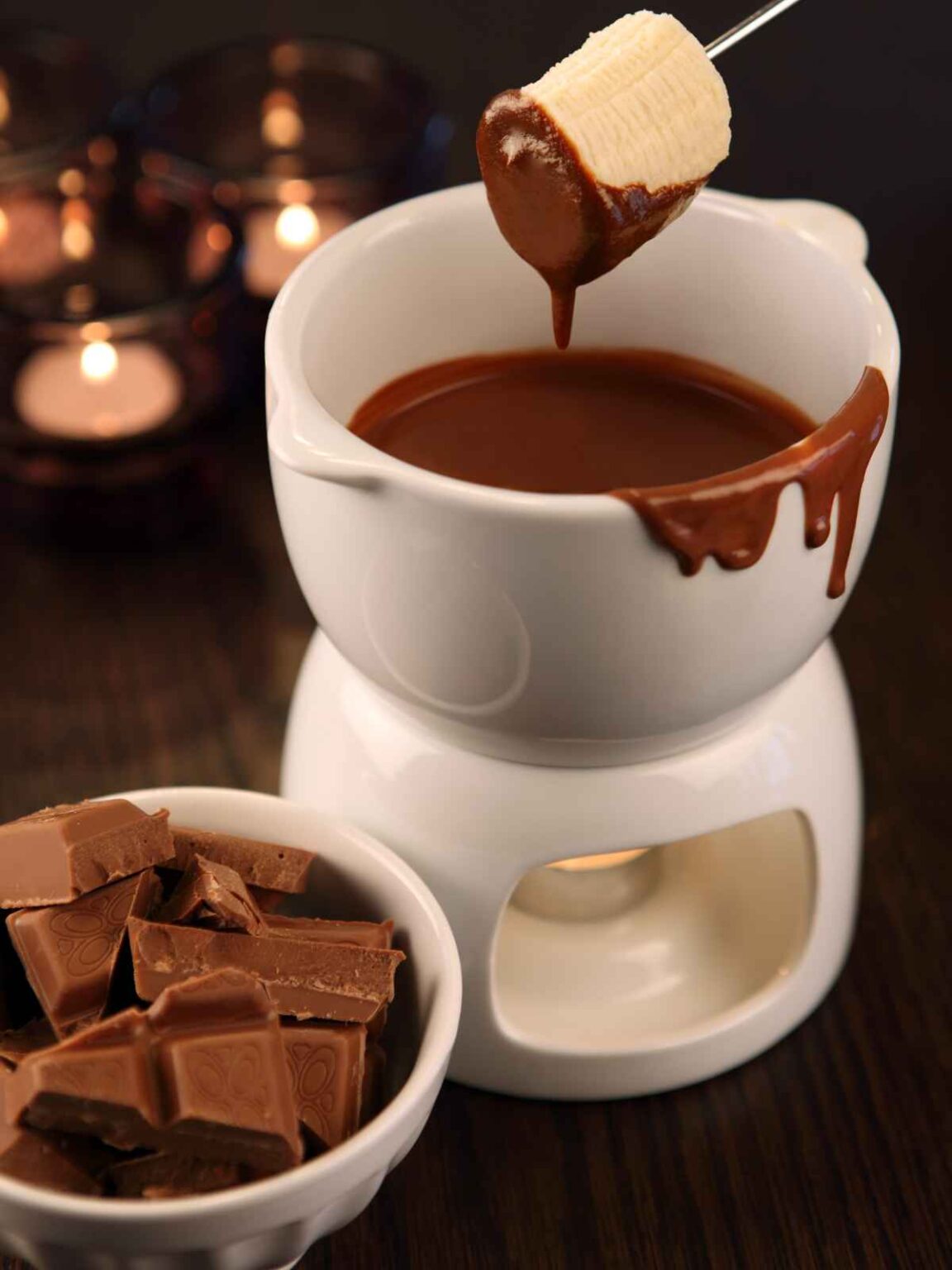 Chocolate Fondue Dippers Get Set Vegan