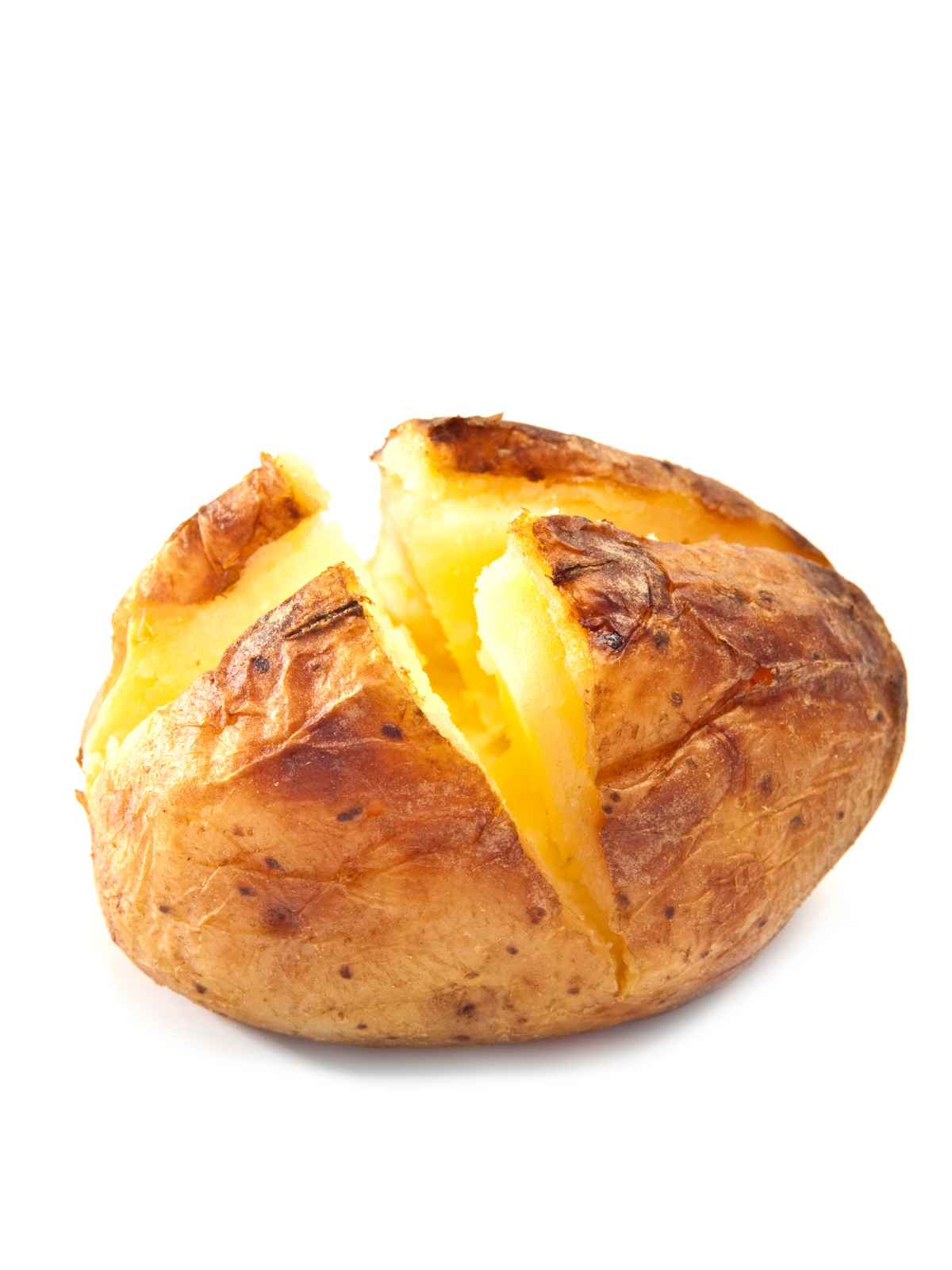 Plain baked potato.