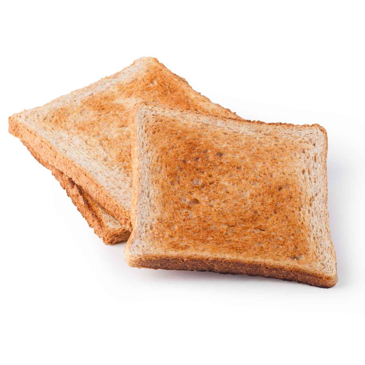 White toast slices.