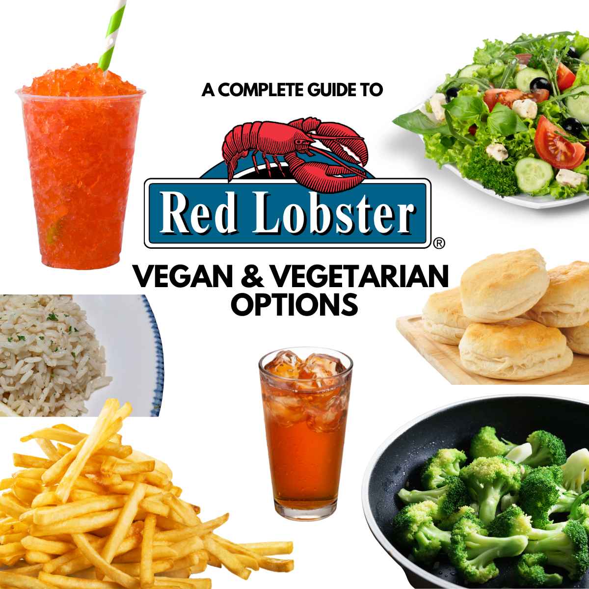 vegan at red lobster banner