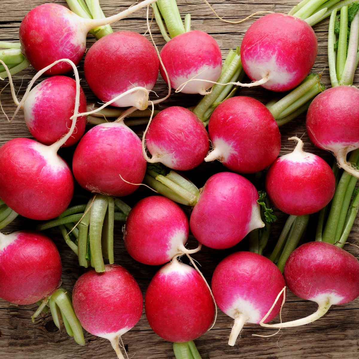 reddish on a wooden board.