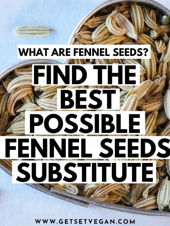 Fennel seeds in a heart shaped box