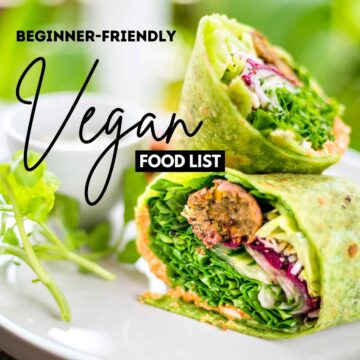 green color vegan wrap