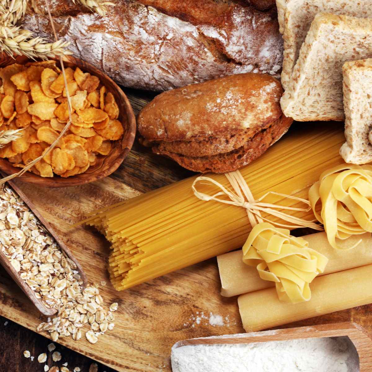 vegan grains and grain products image.