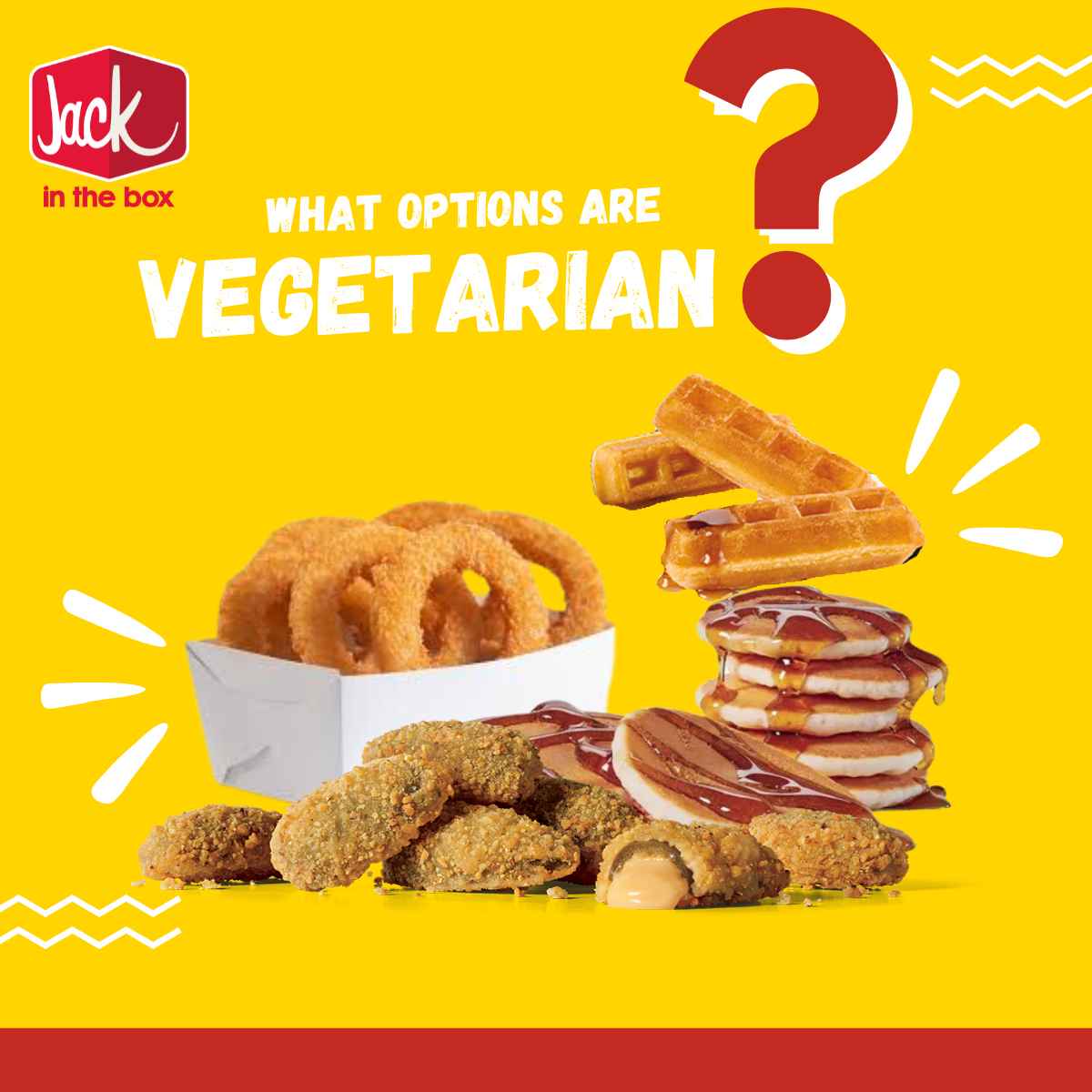 vegetarian options at jack in the box.