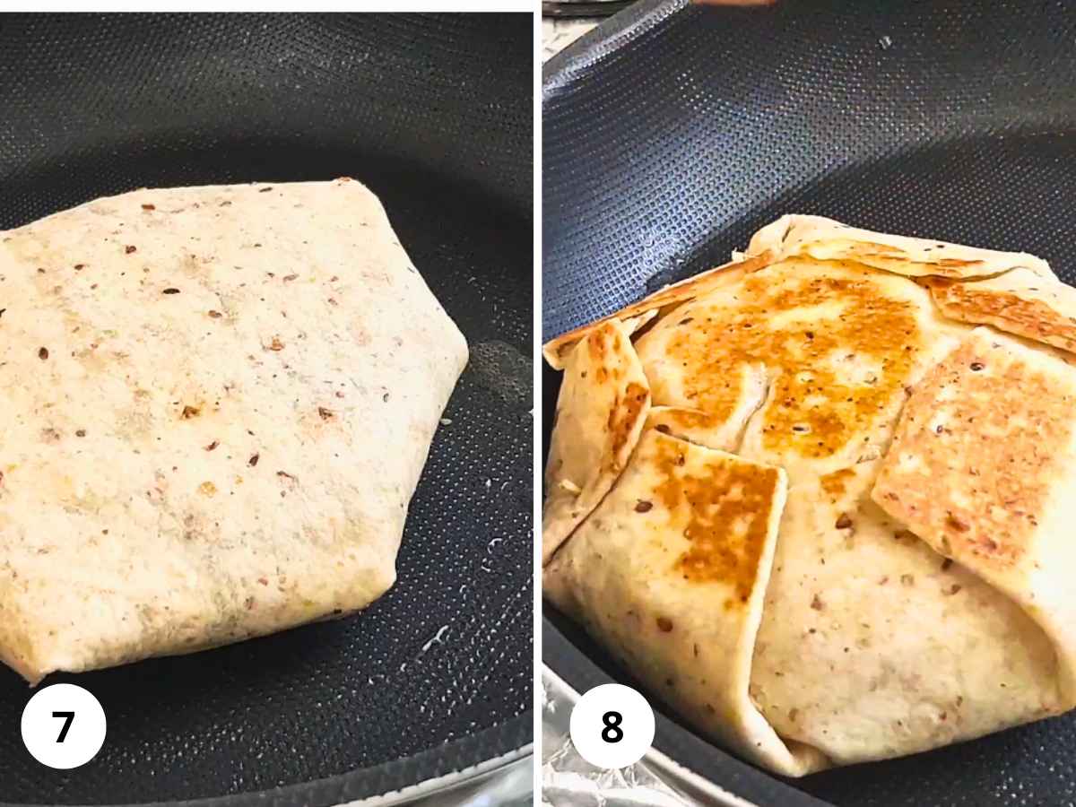Toasting the Wrap.